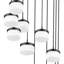 Lustre noir mat 11 lumières Renaud-123223065