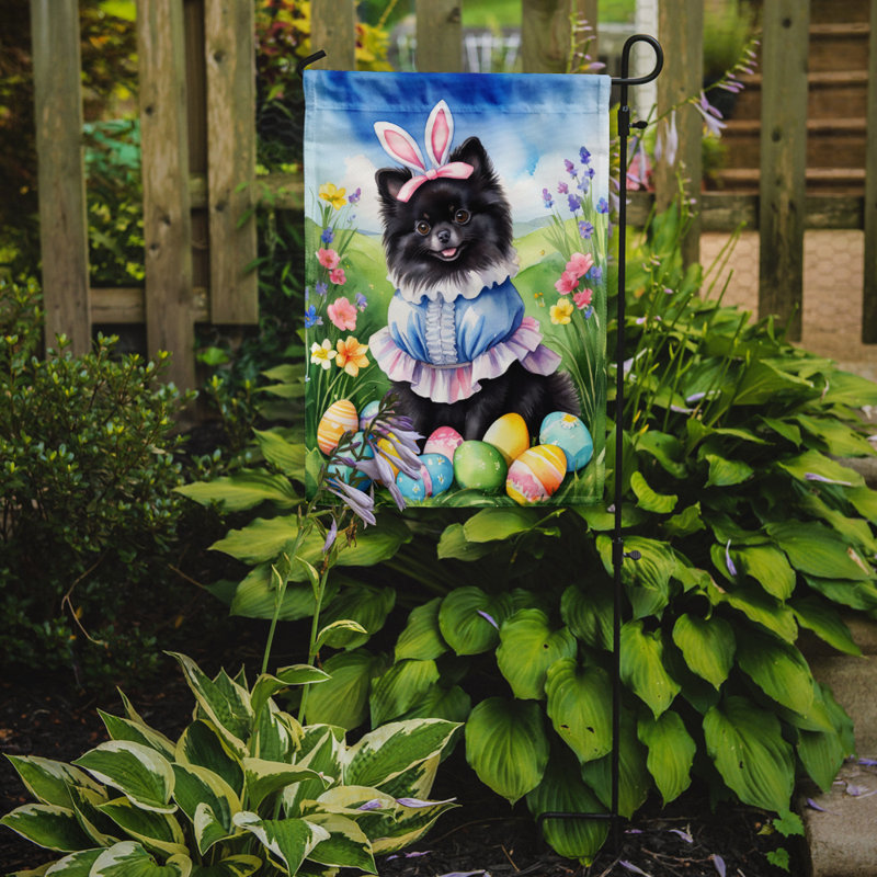 Easter Egg Hunt Double Sided 15.5'' H x 11.25'' W Polyester Easter Garden Flag