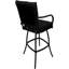 Tabouret d'extérieur en aluminium avec coussin Travisha-753767714-790958124-790958128