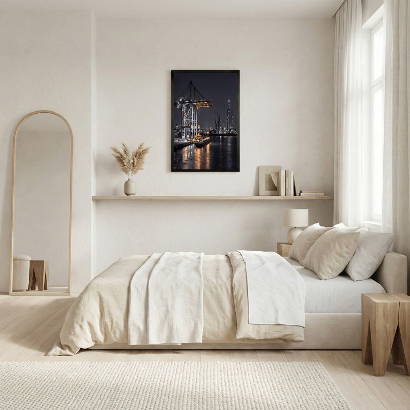 Art mural jaune sur toile jaune, H 32 po x l 48 po