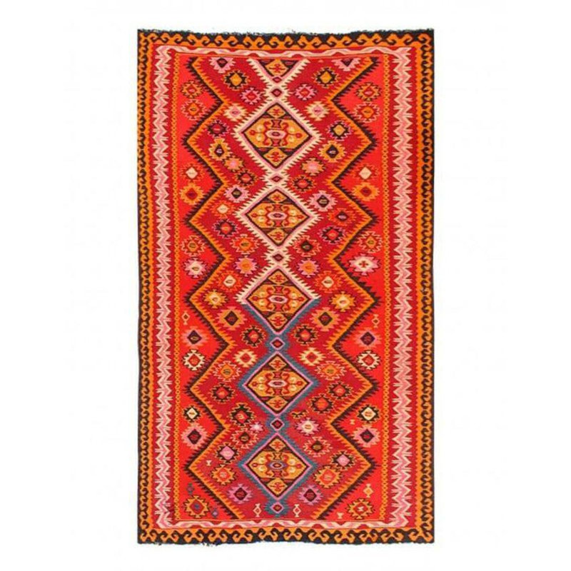 Moroccan Area Rug in Red
