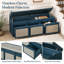 Banc de rangement pour hall d'entrée Vintage - 48 po-1135307077