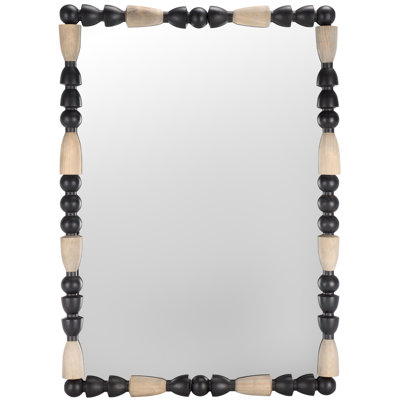 Emmalei 25" Pine Accent Mirror