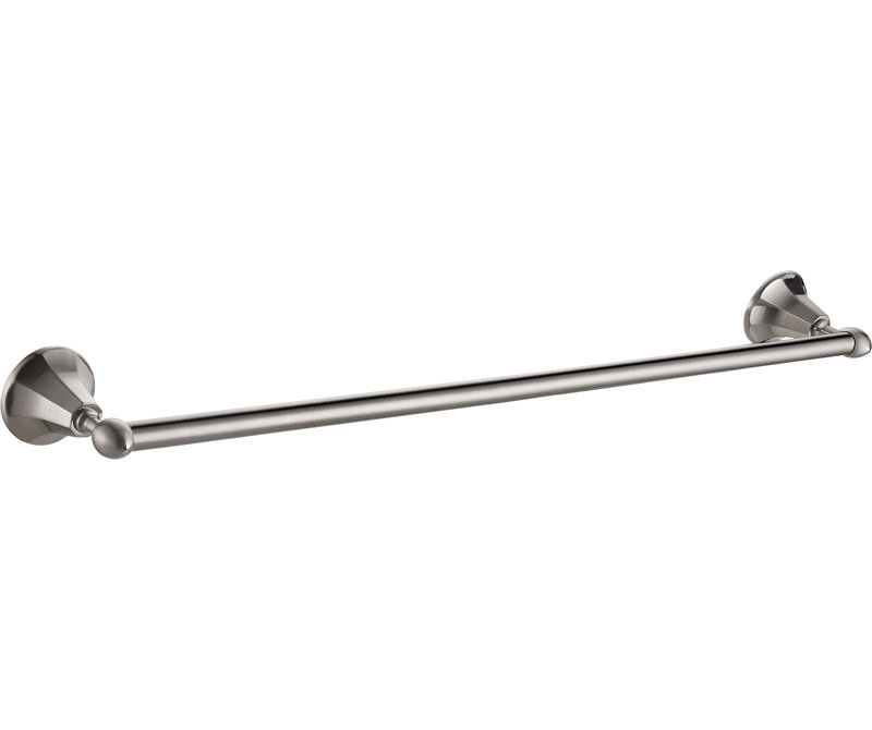 Barre à serviettes murale 24 po Heaven, Nickel satiné