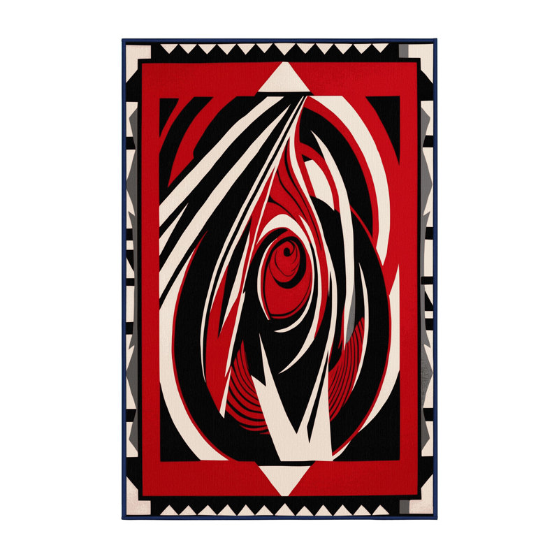 Abstract Ascent Rug, Rectangle 8' x 12'