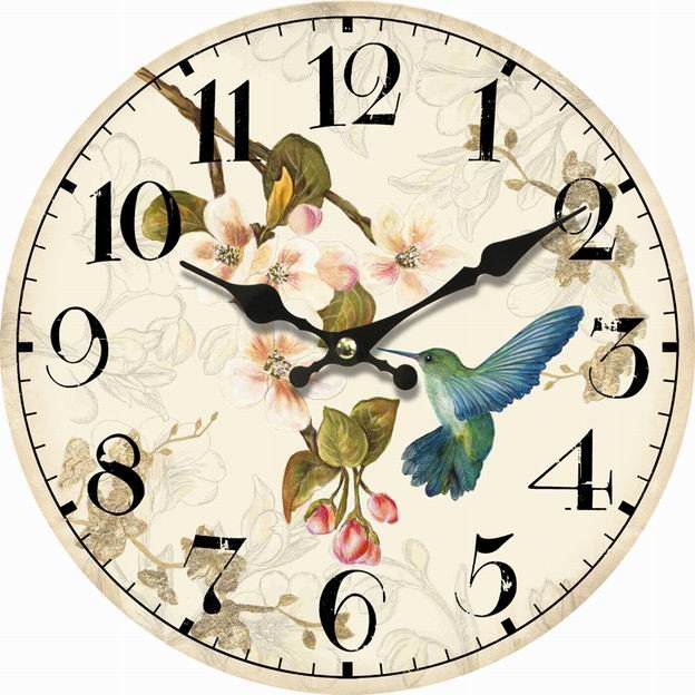 Aleysia Wood Wall Clock