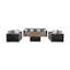 Bryshere 5 - Person Patio Conversation Sets with Cushions