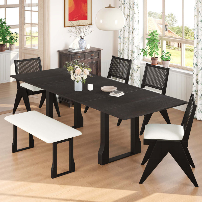 6 - Piece Extendable Dining Set, Espresso