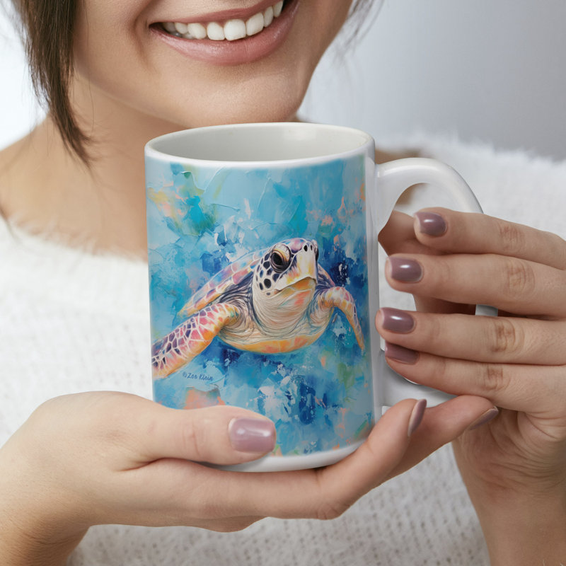 15 oz. Highland Home Tasse décorative en céramique