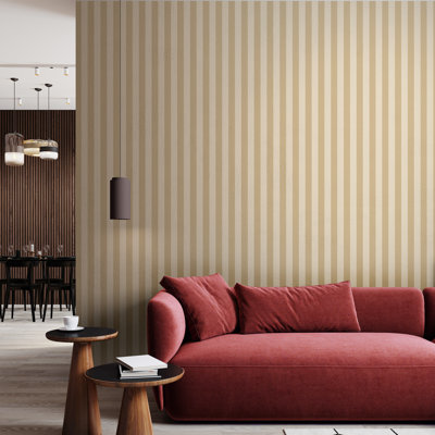 Classic Stripe - Straw & Linen