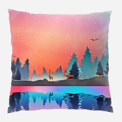  Coussin intérieur / extérieur Winter Lake
