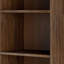 Bibliothèque avec rangement - Brun rustique naturel vieilli