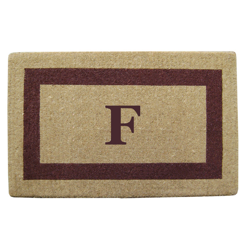 Glastbury Outdoor Doormat, Natural/Brown, F
