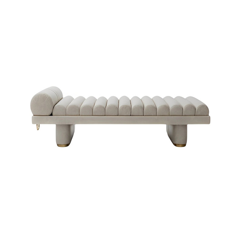 Tabouret de bout Martice, H 23,62 po x l 55,11 po x P 19,68 po