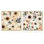 Elissa - Ensemble de 2 collages carrés botaniques abstraits-101843555-101843557