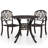 Medan Round 2 - Person Aluminum Bistro Set-115454330