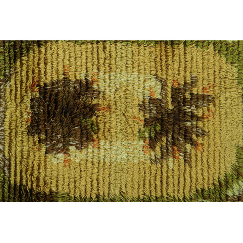 One-of-a-Kind 3’x4’10 Hand Knotted Area Rug