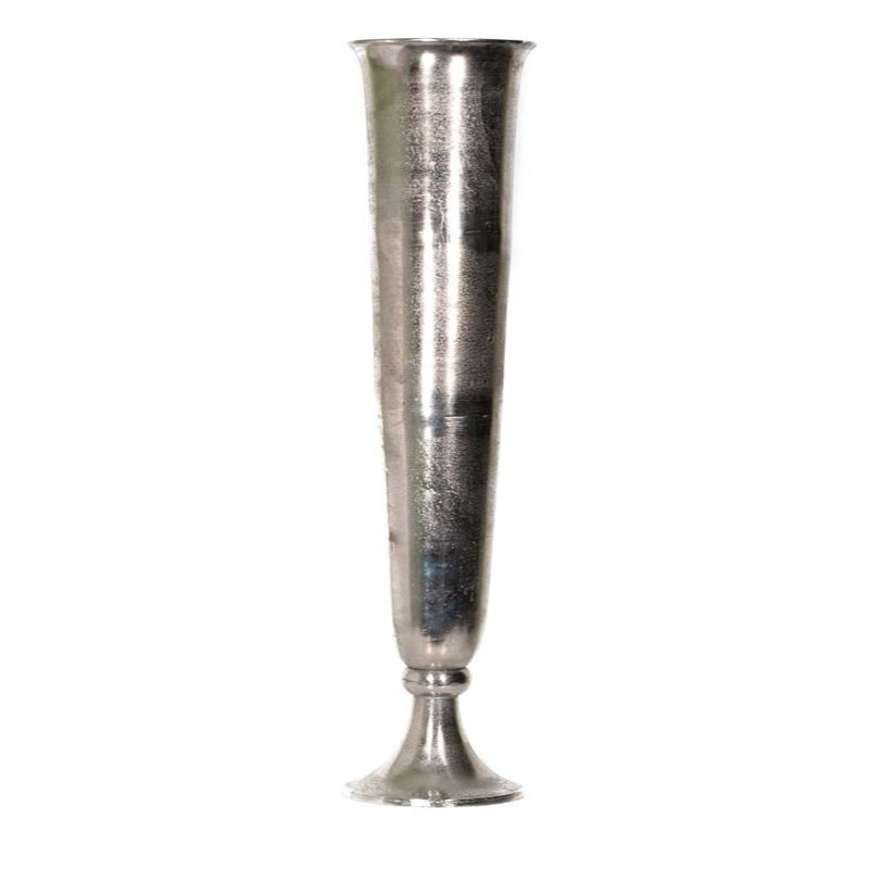 Vase de plancher Sheperd, Nickel, H 24 po x l 6,5 po x P 6,5 po
