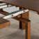 Transformer Table Extendable Dining Set - Table + Bench - 2 To 12 People - American Walnut