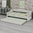 Upholstered Daybed With LED Belt And Trundle-1949385109