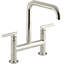 Purist® Two-Hole Deck-Mount Bridge Kitchen Sink Faucet-6671590