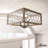 Chevron 4 Light Semi Flush Mount-74777698