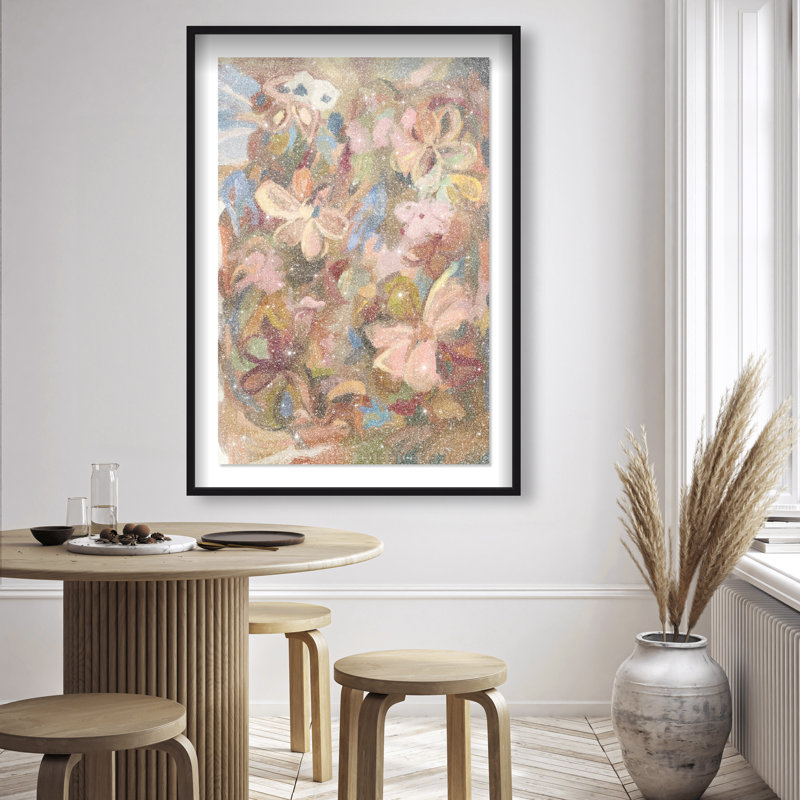Moving Eden II Shadowbox Abstract Print by Oliver Gal, Black Frame, 10 x 15, 37.5"H x 25.5"W, Black Shadowbox