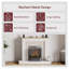 Juniper 3 Panel Steel Fireplace Screen