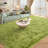 Grass Green Area Rug for Bedroom, Fluffy Shag Rug 8x10 for Kids Play Room, Non-Slip Carpet for Nursery Living Room Dorm Office-1980085395