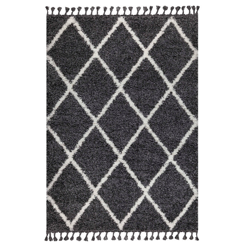 Geometric Indoor Rug, Rectangle 6'7" x 9'6"