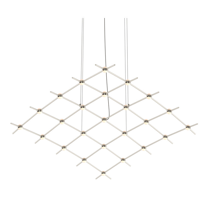 Constellation 25 - Light LED Chandelier, 3000K, White Optical