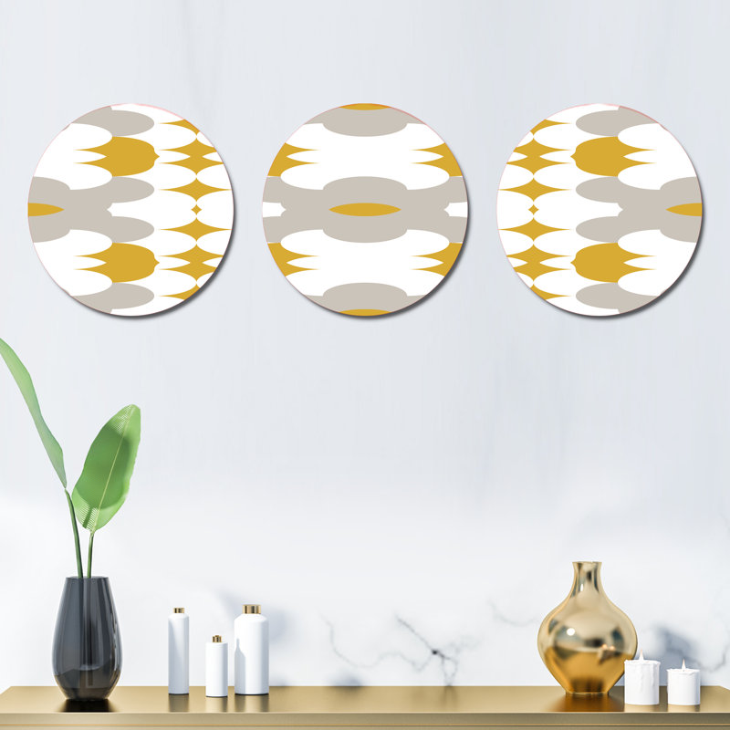 Abstract Wall Decor on Metal