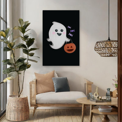Ghostly Goodies - Art contemporain fantôme avec citrouille