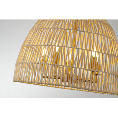 Luminaire suspendu tissé à 5 lumières Faline