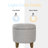 Round Button-Tufted Storage Ottoman-1867491568