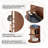 Rotating Multifunctional Full Length Mirror With Hook Storage Rack-657403043