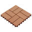 Carreaux de terrasse 11 pièces VPC 11,8 po x 11,8 po VidaXL-70790501-130568079-130568082