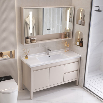 Nordic style simple vanitie bathroom cabinet