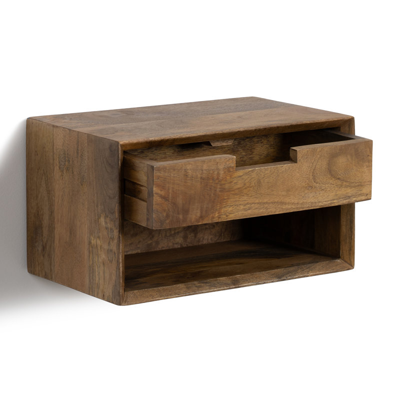 40cm W Solid Wood Bedside Table