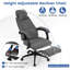 Fauteuil de bureau inclinable Gymax