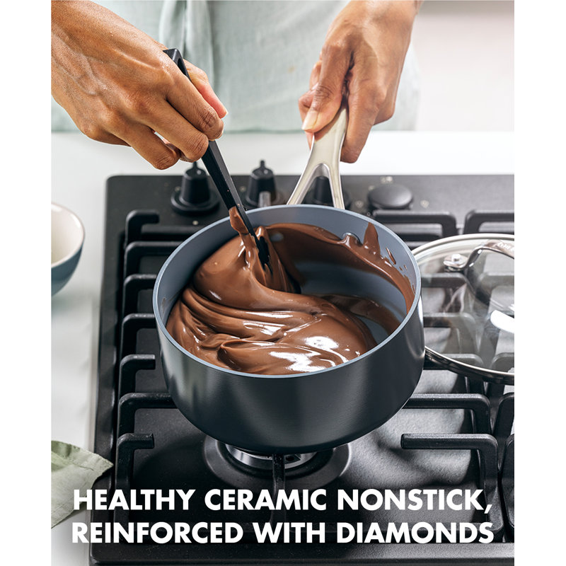 GreenPan Valencia Pro Healthy Ceramic Nonstick 4 Piece Cookware Set