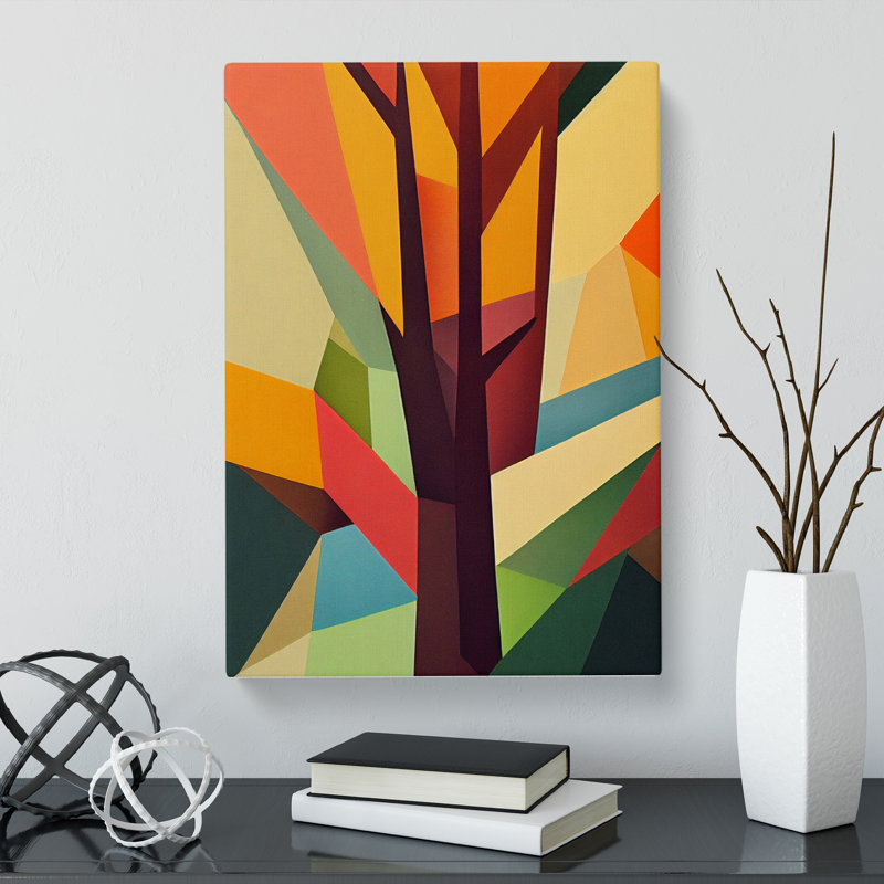 Tree Abstract Block Vol.1 - Wrapped Canvas, 50cm H x 35cm W x 3cm D