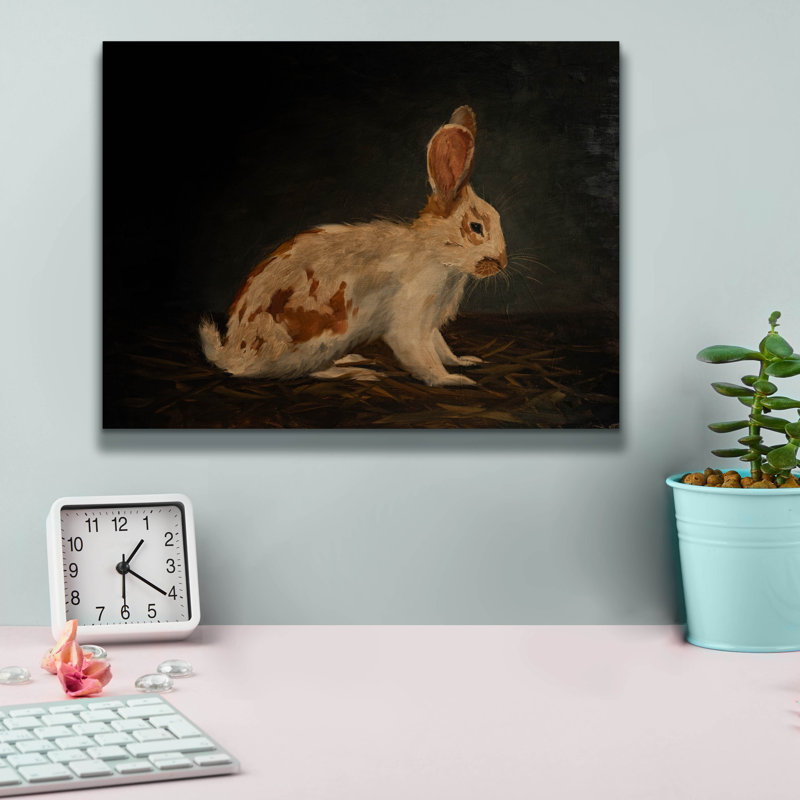  «Resting Bunny Rabbit 9» par Marian Parsons, art mural sur toile, 16 po x 12 po, H 12 po x l 16 po