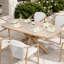 Table de salle à manger d'extérieur 70,87 po