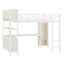 Lit mezzanine avec garde-robe intégré, bureau en L, rangement et étagères-1540281386