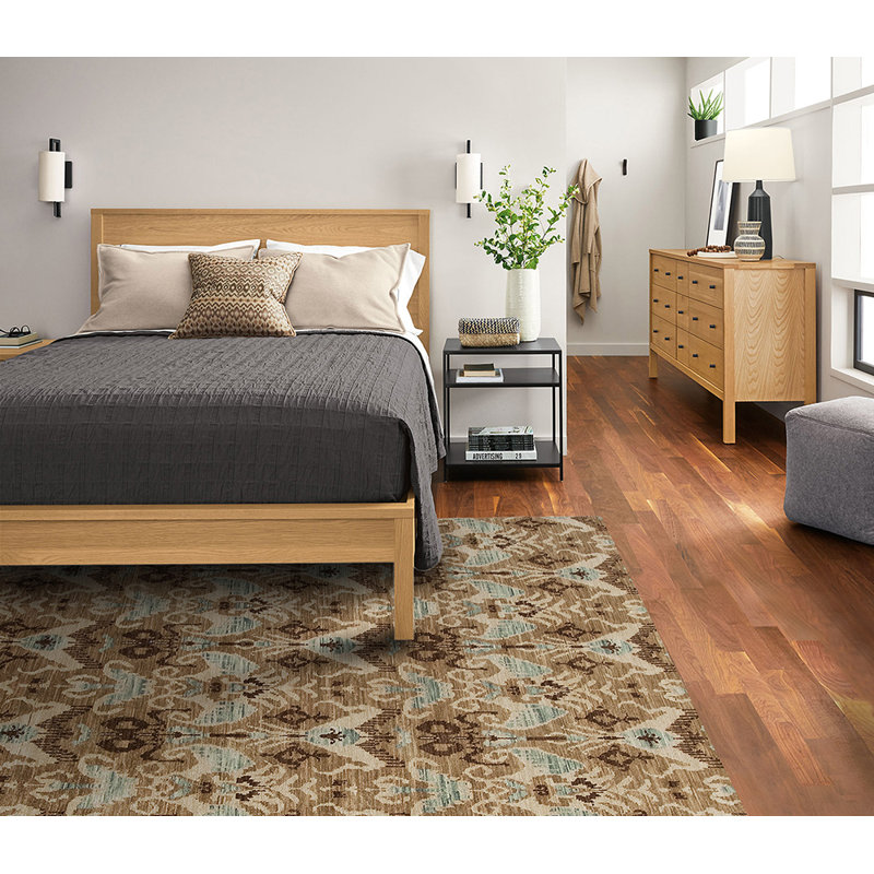 Vogue Hand Knotted Wool Area Rug, Rectangle 8' x 10'