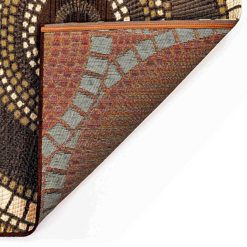 Tapis intérieur / extérieur géométrique Kowalczyk , Rectangle 8 pi 10 po x 11 pi 9 po