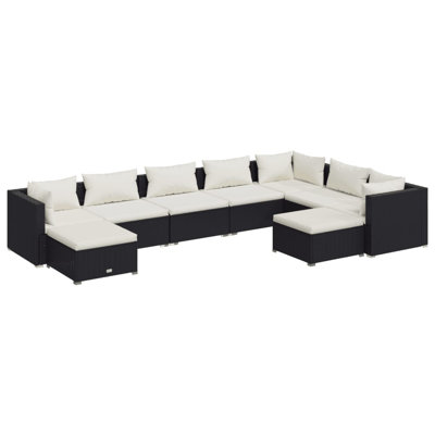 27.6" Wide Square Patio Sectional Set with Cushions by Latitude Run