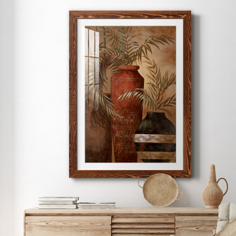 Exotic Holiday I - peinture encadrée, Cadre en érable, H 31,5 po x l 23,5 po x P 1,5 po