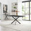 Aminata Veneer & Metal Round Dining Table With Arvey Oak Veneer Chairs - Modern Statement Design-1132904487-1132904486